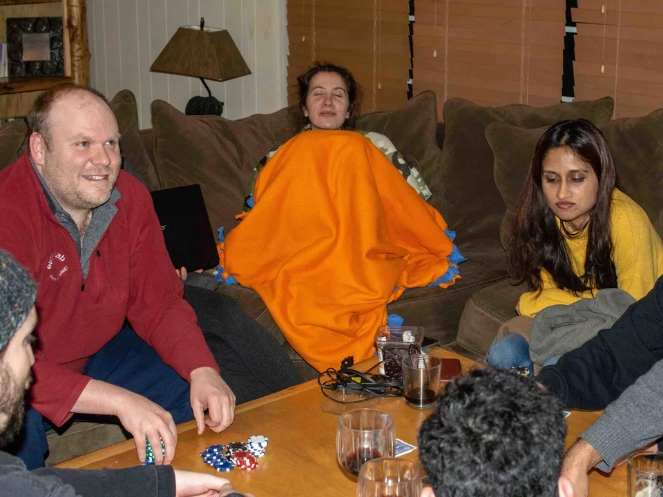 Manish Butte looking at camera, doesn't bluff. Taken in March 2019.